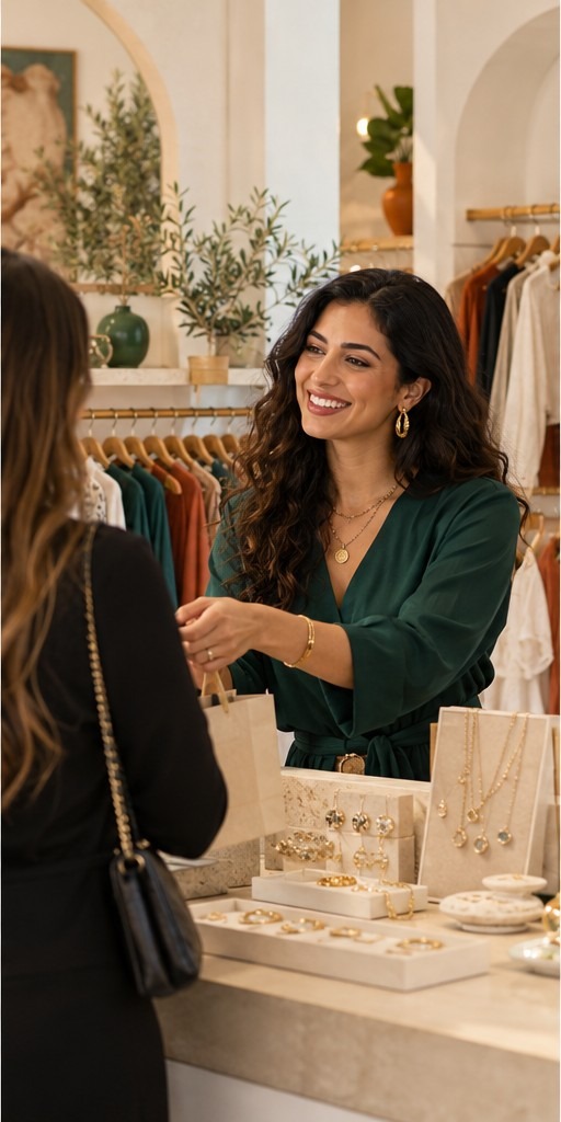 Concept of a local boutique entrepreneur